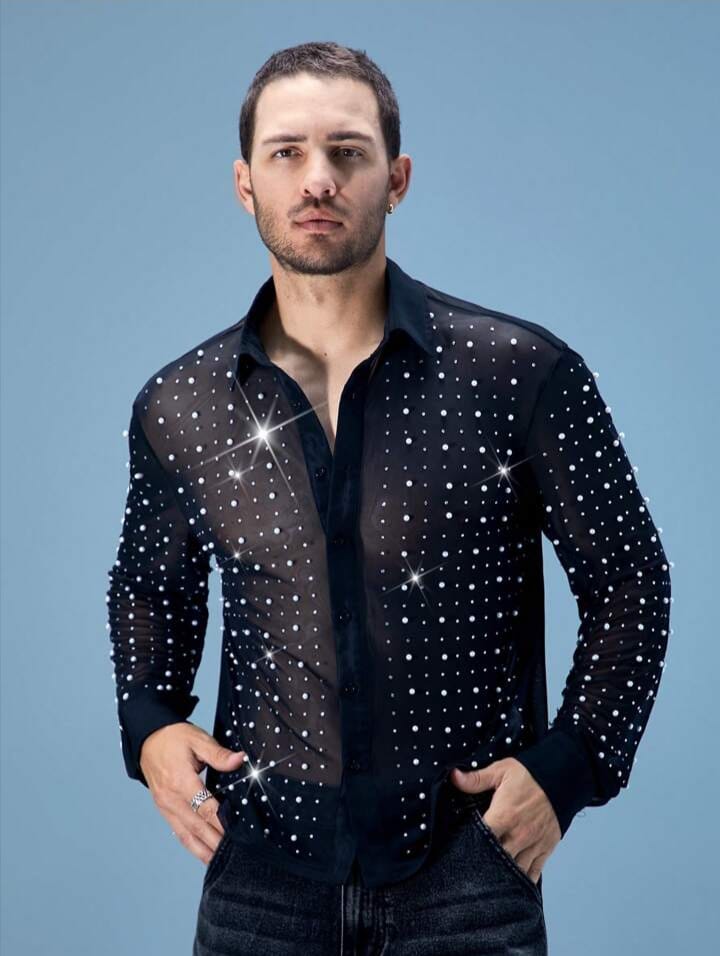 UPTOWN FUNKY MEN'S SHEER SHIRTS